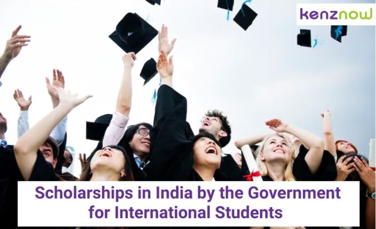 Scholarships in India by the Government for International Students