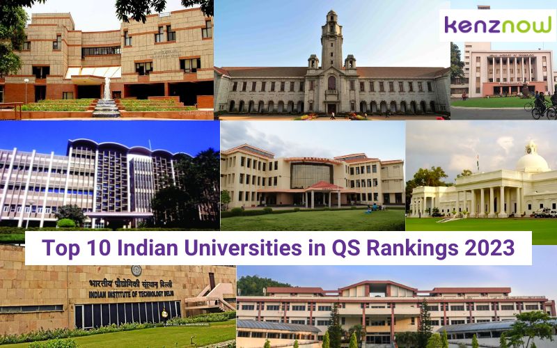 Top 10 Indian Universities in QS Rankings 2023