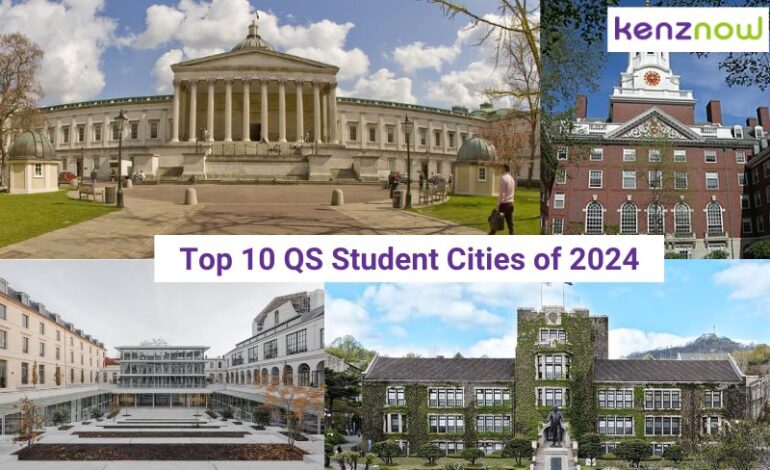 Top 10 Student Cities of 2024