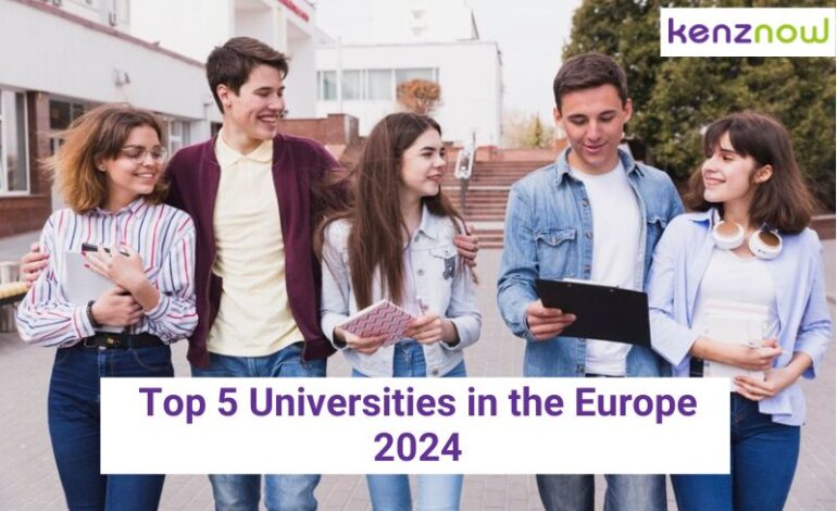 Top 5 Universities in the Europe 2024