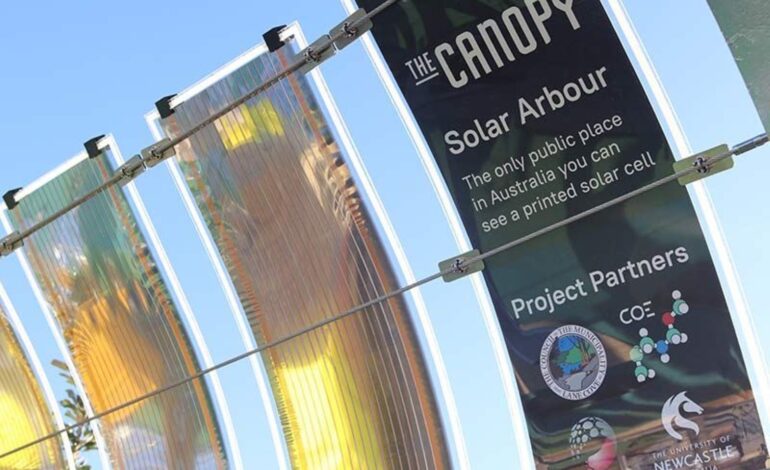 “Printed Solar Power” by the University of Newcastle – Kenznow